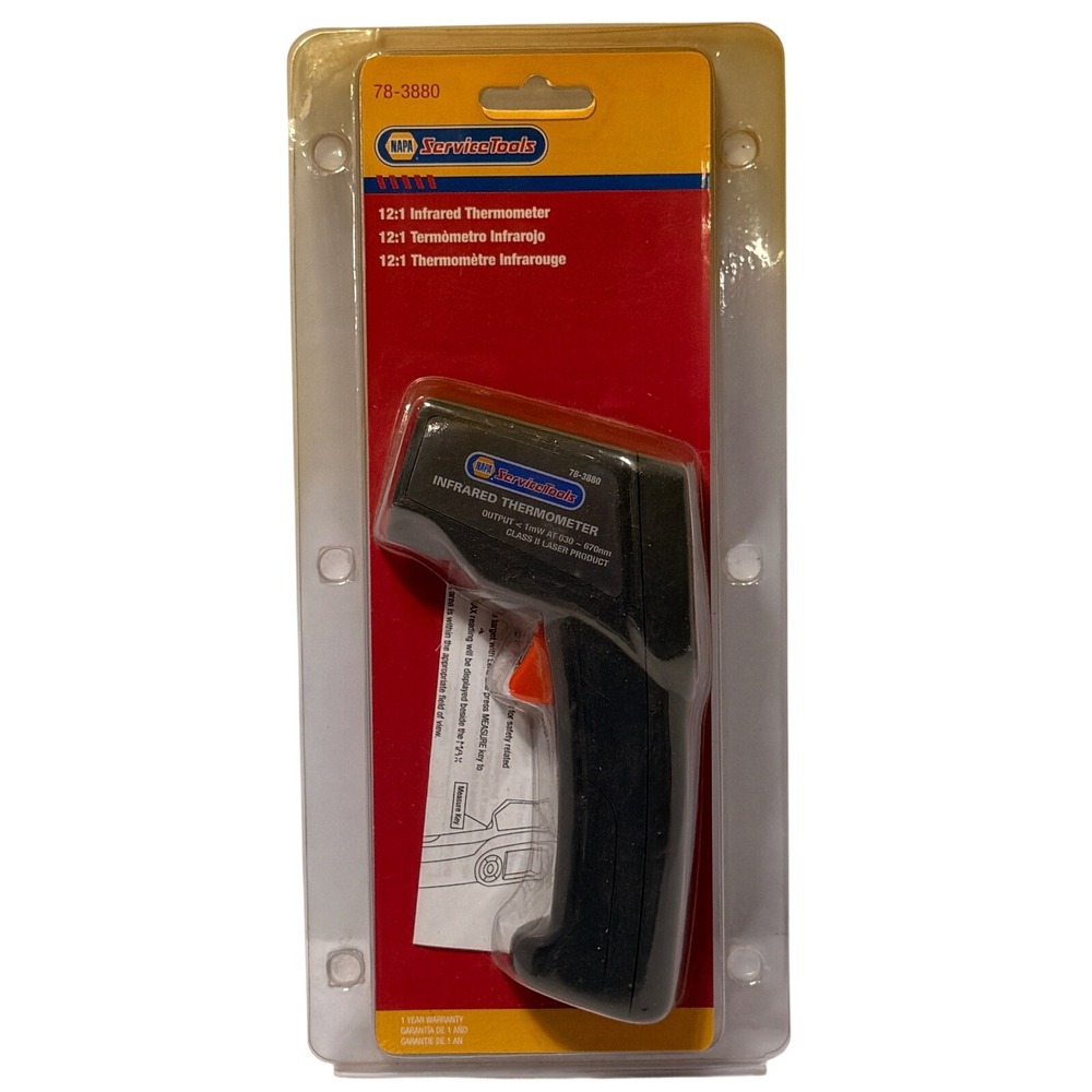 NAPA Service Tools 78-3880 Infrared Thermometer 12:1 Laser Temp Gun New